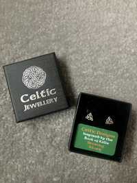 Srebrne kolczyki Celtic knot