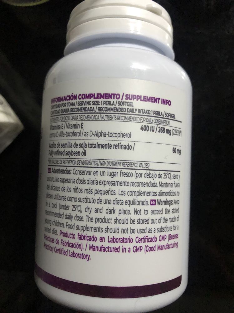Suplementos: Ferro - Vitamina E - Boro - Dolomita - Melatonina