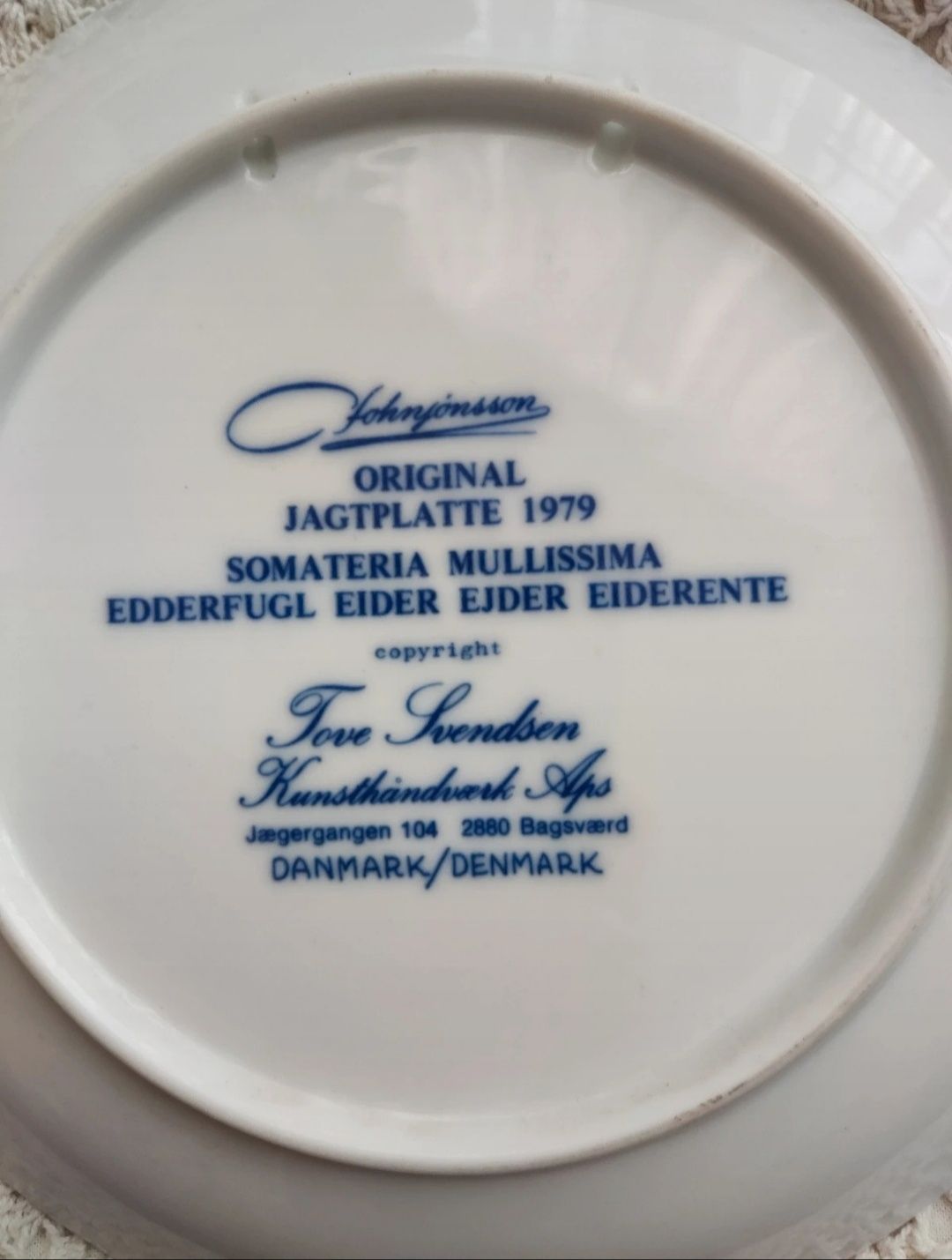 Talerz ozdobny porcelanowy 1979 rok