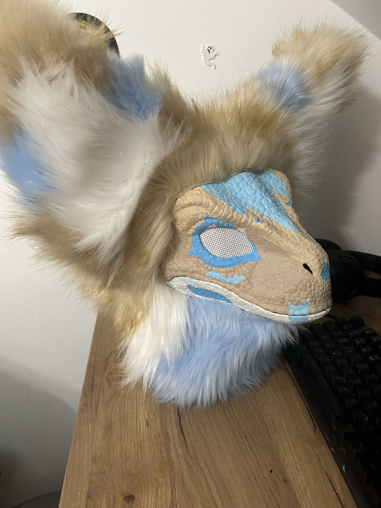Dino mask fursuit