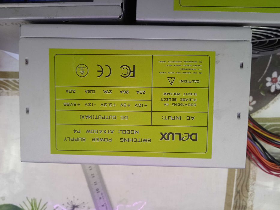 Блок питания АТХ, после ремонта и обслуживания.