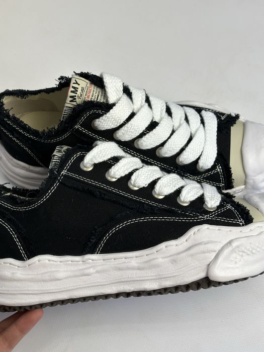 MMY Maison Mihara Yasuhiro black черные кеды кроссовки чорні кеди 43