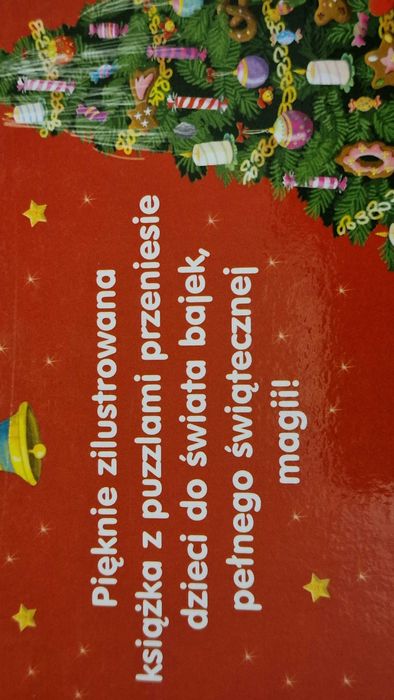 "Nadchodzą Święta "– książeczka  z puzzlami, twarda oprawa