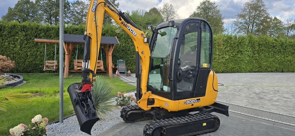 Minikoparka Jcb 8020 2t Long Ramie Szerokie podwozie Mocna koparka