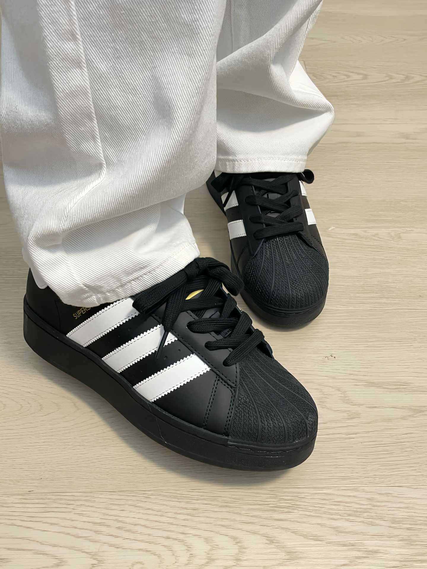 adidas Superstar Core Black Trampki unisex damskie nowe, z metką R.38