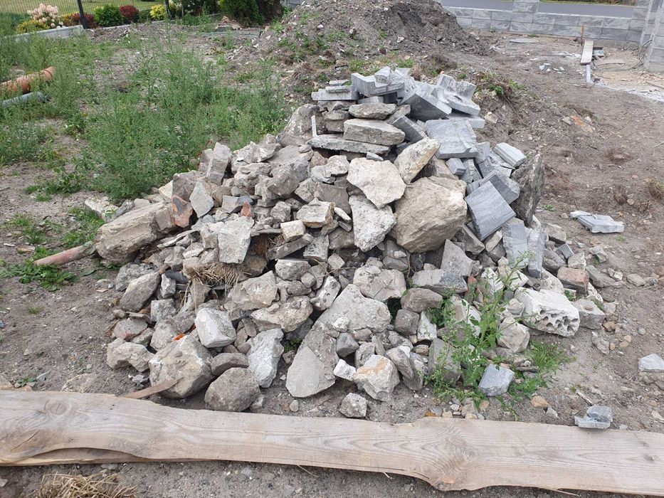 Kamienie, gruz oddam za darmo