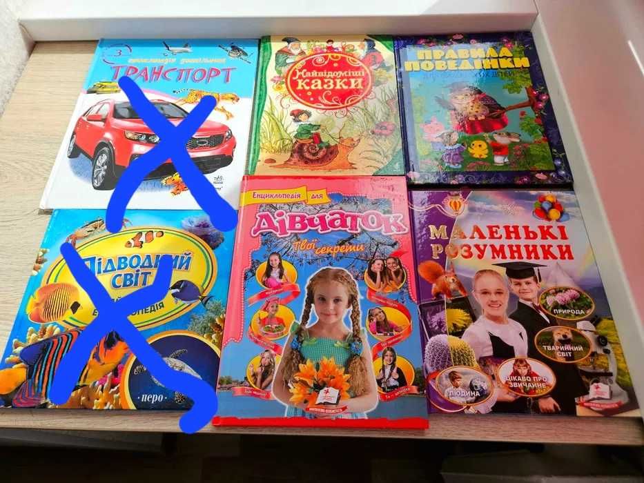 Книги для дітей. Від казок до енциклопедій