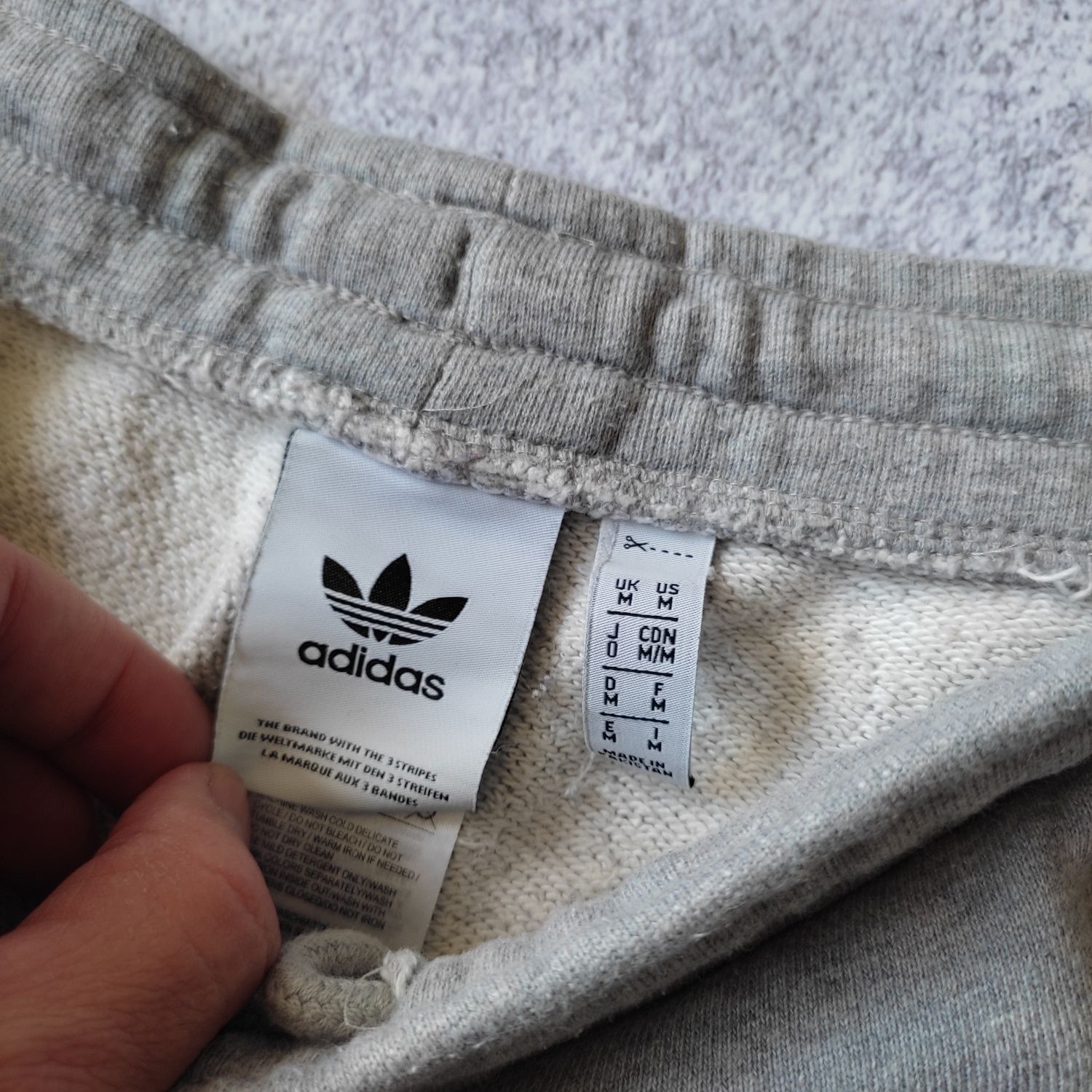 Мужские шорты adidas 3-stripes sweat shorts - grey