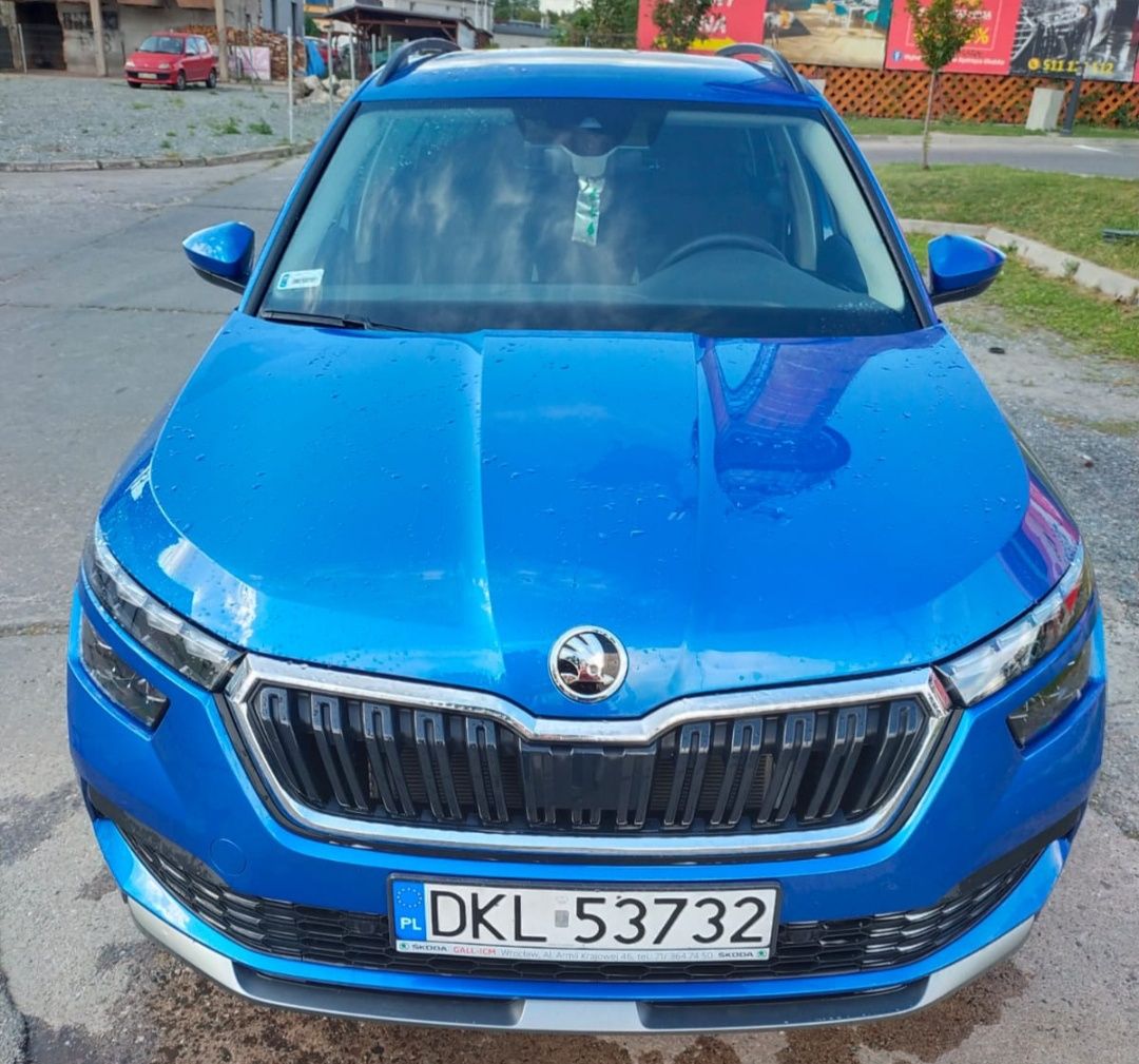 Skoda kamiq 1.5 b., Polski Salon , 7000 tys., przebiegu, pakiety !