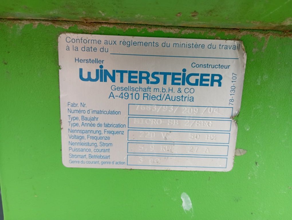 Szlifierka Wintersteiger Micro SB2 maszyna do serwisu nart /snowboardu