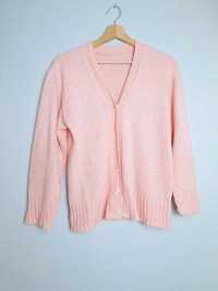 Różowy kardigan sweter damski rozmiar XXXL 46