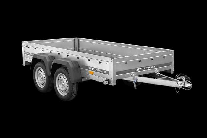 Przyczepka dwuosiowa 264x125 UNITRAILER GARDEN 264/2 KIPP