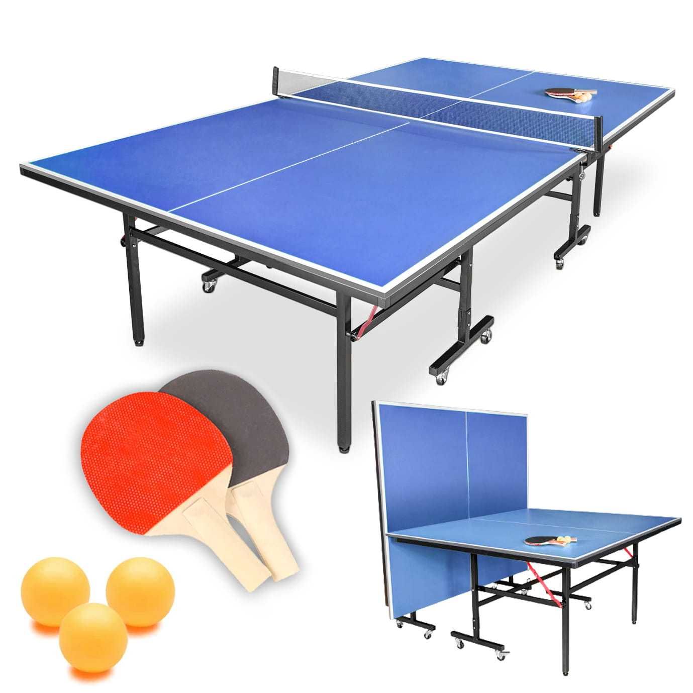 NOWY*wysyłka 274,5x152,5c SKŁADANY stół do ping ponga tenisa stołowego