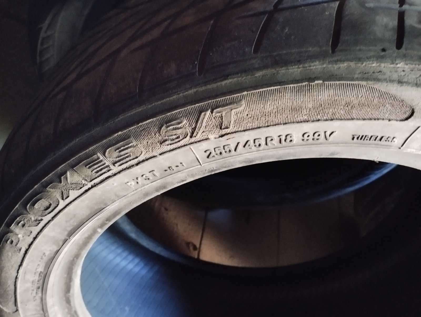 255/45 r18 Continental Toyo Proxes летняя резина лето пара комплект