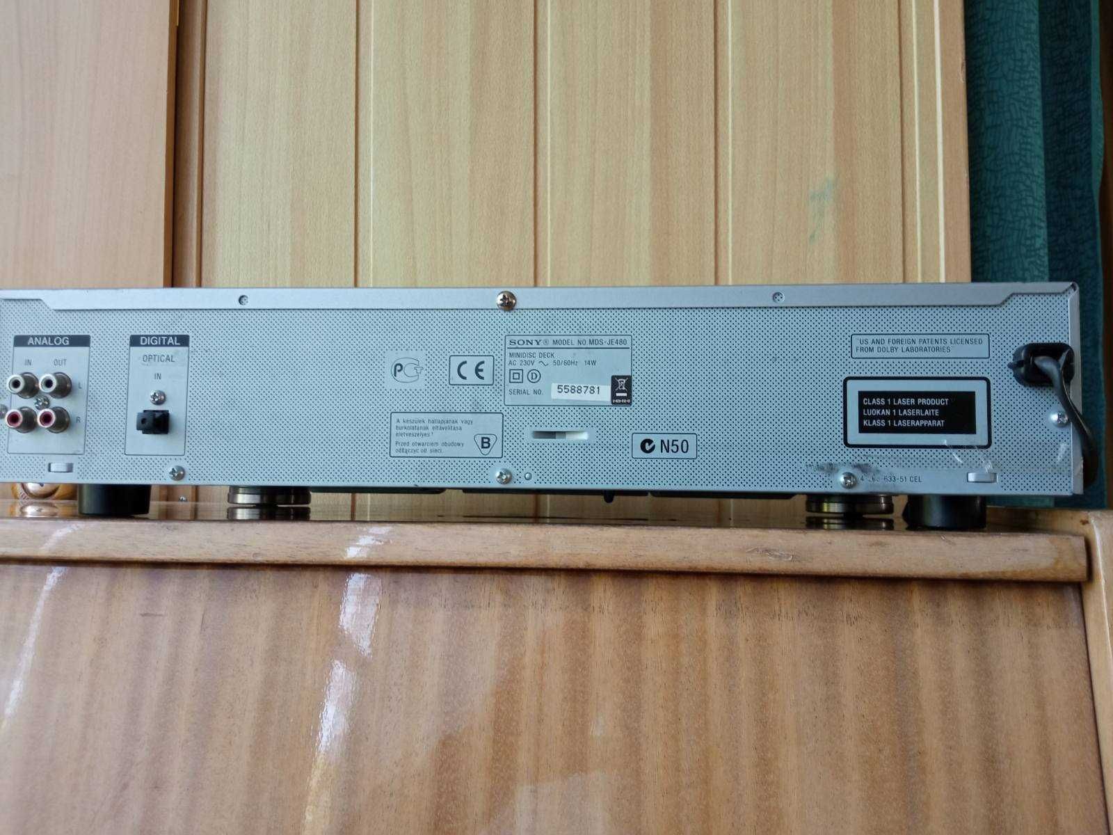 Міні диск дека MD-deck Sony MDS-JE480