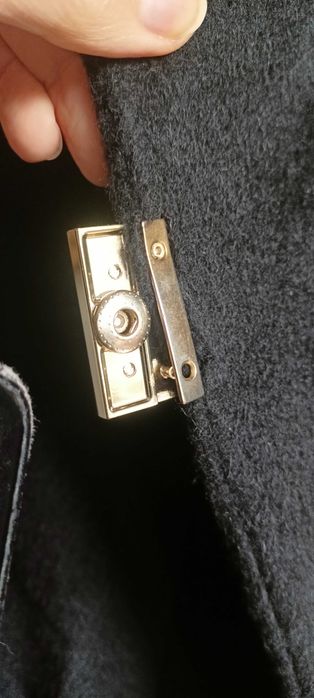 Aryton wełniany zimowy płaszcz S