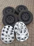 Koła kompletne stalowe R14 14 cali 4,5x14 et45 OPEL AGILA, SUZUKI IGNI