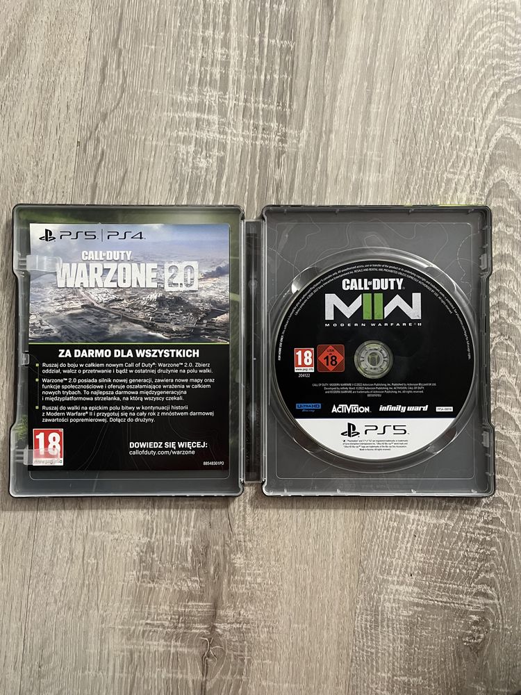 Call of Duty Modern Warfare II PL PS5 Steelbook