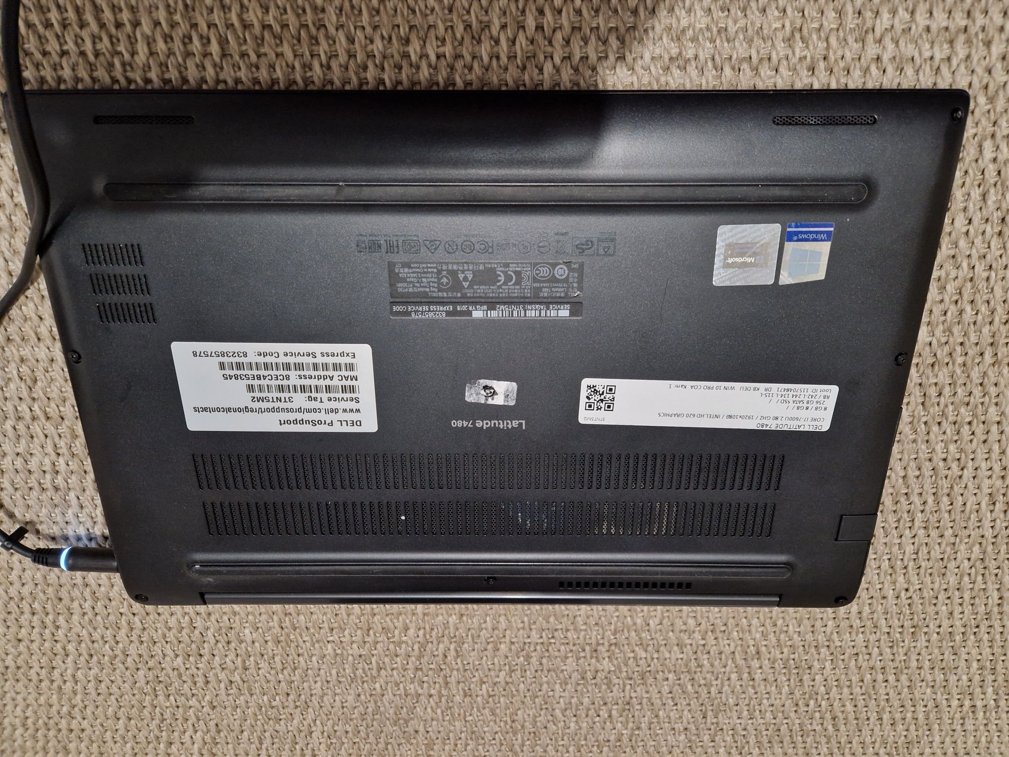 Laptop Dell Latitude 7480 Intel i7-7600