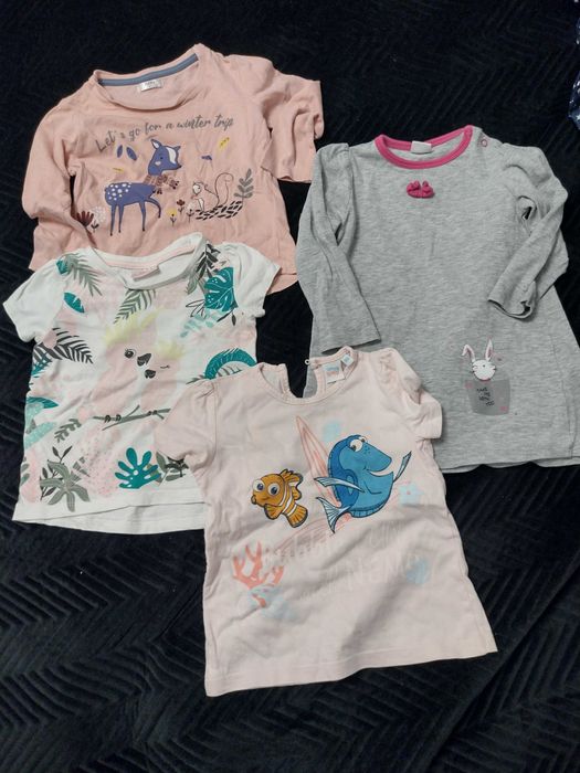 Paka mega kurtki, ocieplane legginsy rozmiar 86