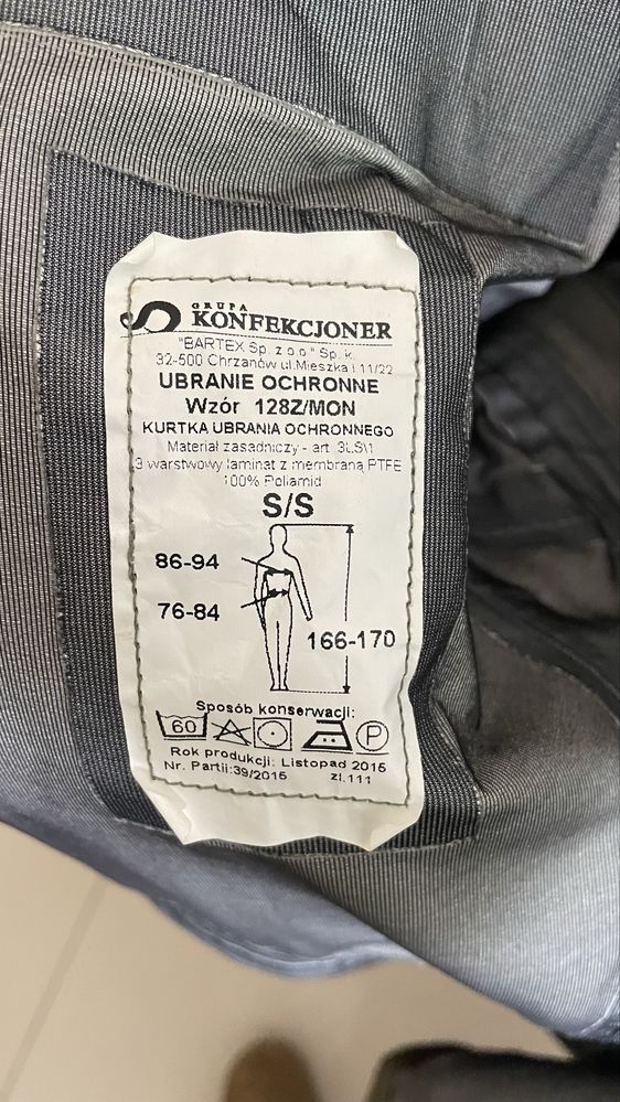 Ubranie ochronne goretex, mysliwskie, wodoszczelne