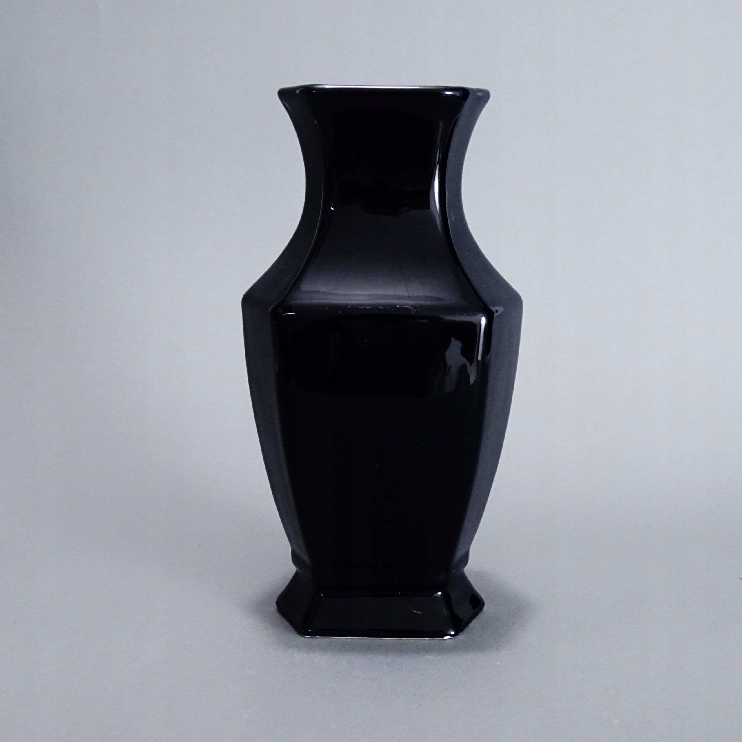 chiny kobaltowy wazon ceramiczny żurawie