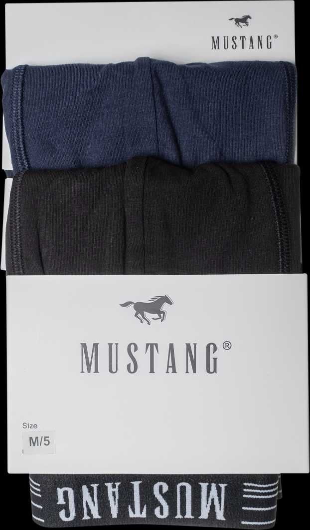 Bokserki męskie Mustang Navy/Black 2PAK r. XL granat/czarny