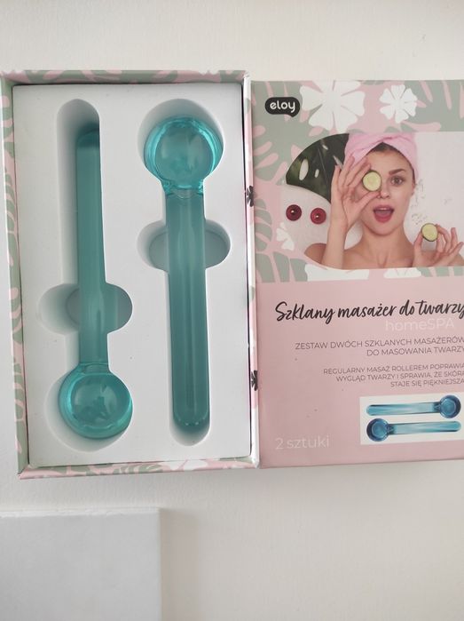 Eloy Szklany masażer do twarzy
