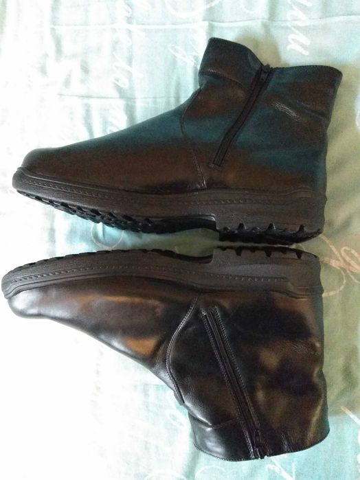 Мужские кожаные сапоги