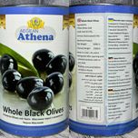 Чорні оливки з/к Aegean Athena 4300/2500г
