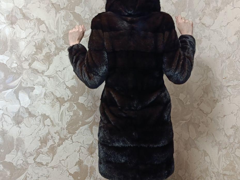 Шуба норка натуральна трансформер