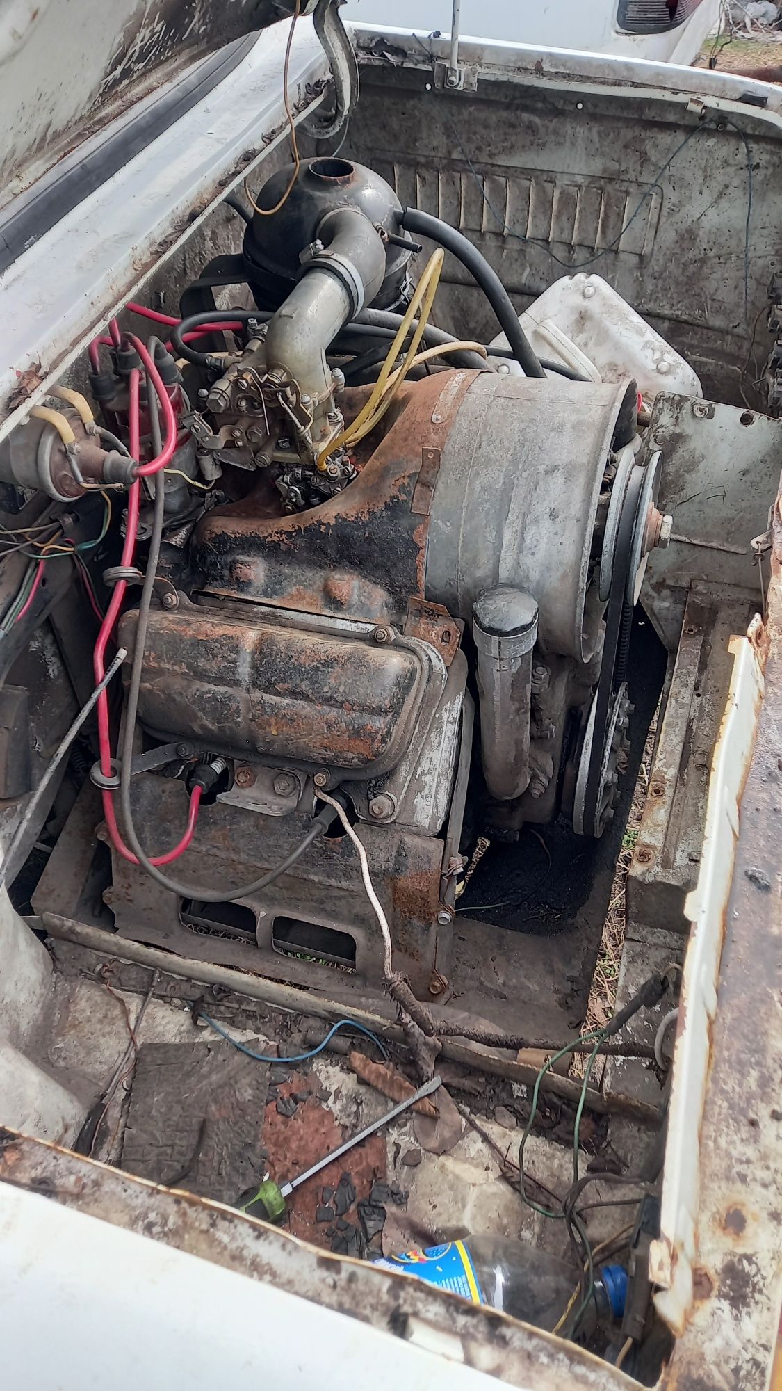Двигатель, коробка ЗАЗ 968 м