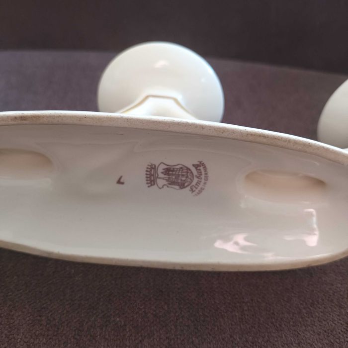 Porcelanowy świecznik antyk