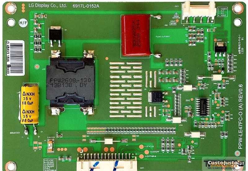 ppw-le47fc-0  rev0.6  6917i-0152a  placa de led inverter
