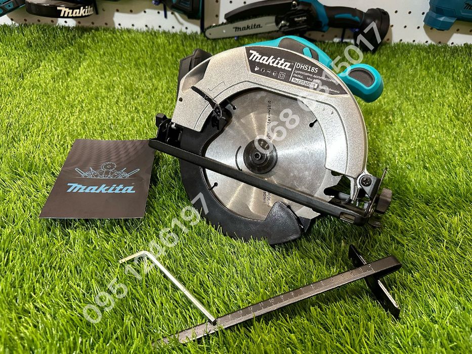 Аккумуляторная циркулярная пила Makita DHS185 бесщеточная каркас пилка