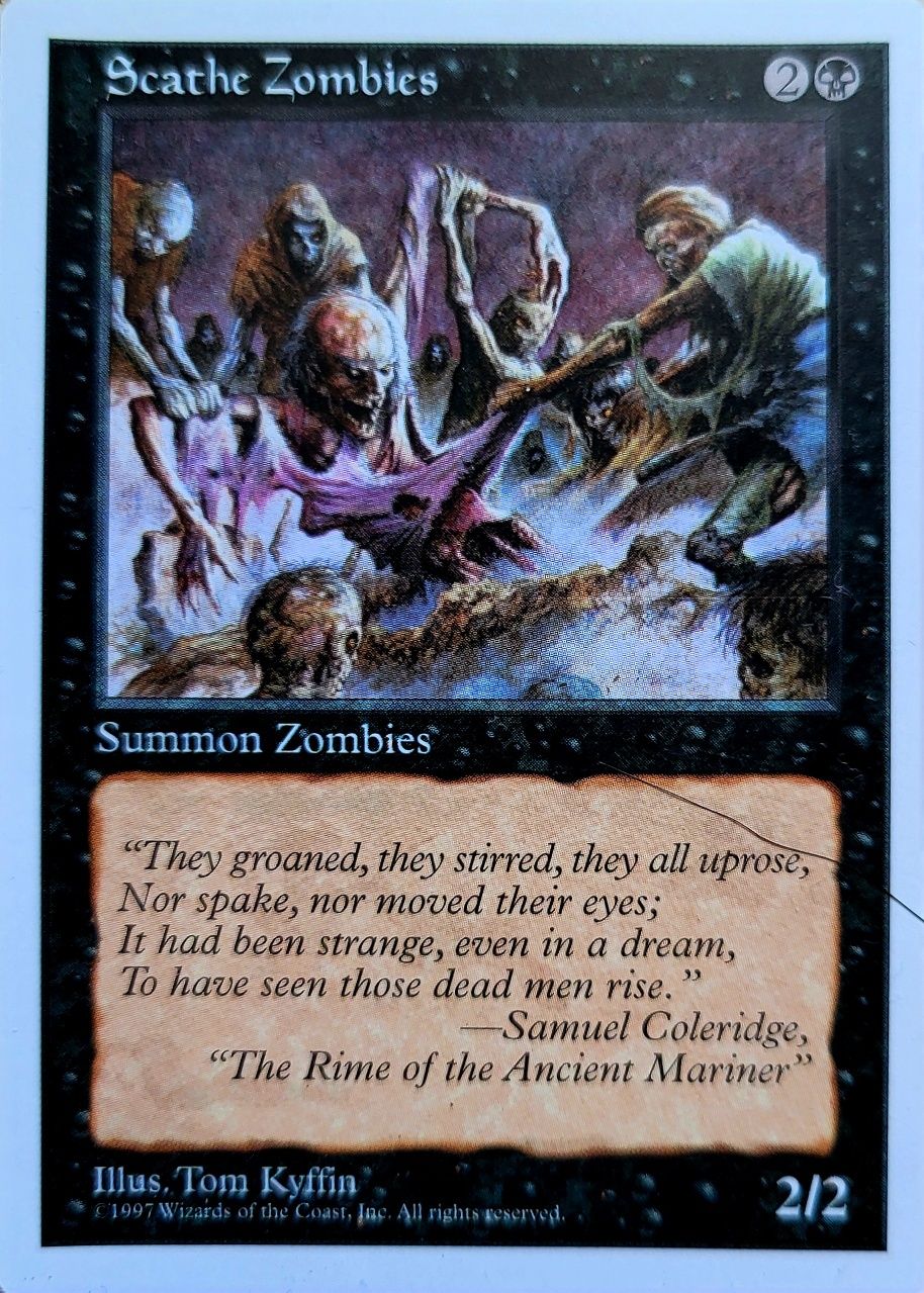 Magic the Gathering  - Scathe Zombies  - 5th Edition