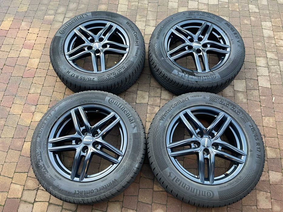 3989. Koła zimowe Tiguan Kodiaq Korando GLA 5x112 ET35 215/65/17 2023r