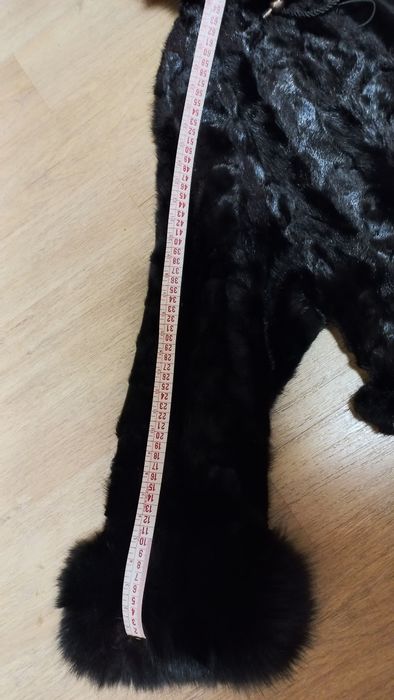 Норкова шуба з песцем