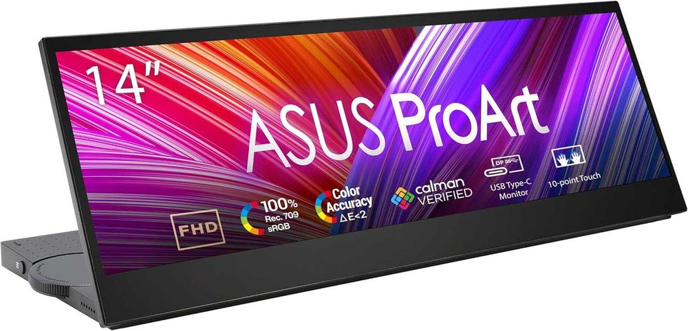 Монітор портативний сенсорний ASUS ProArt PA147CDV (90LM0720-B01170)