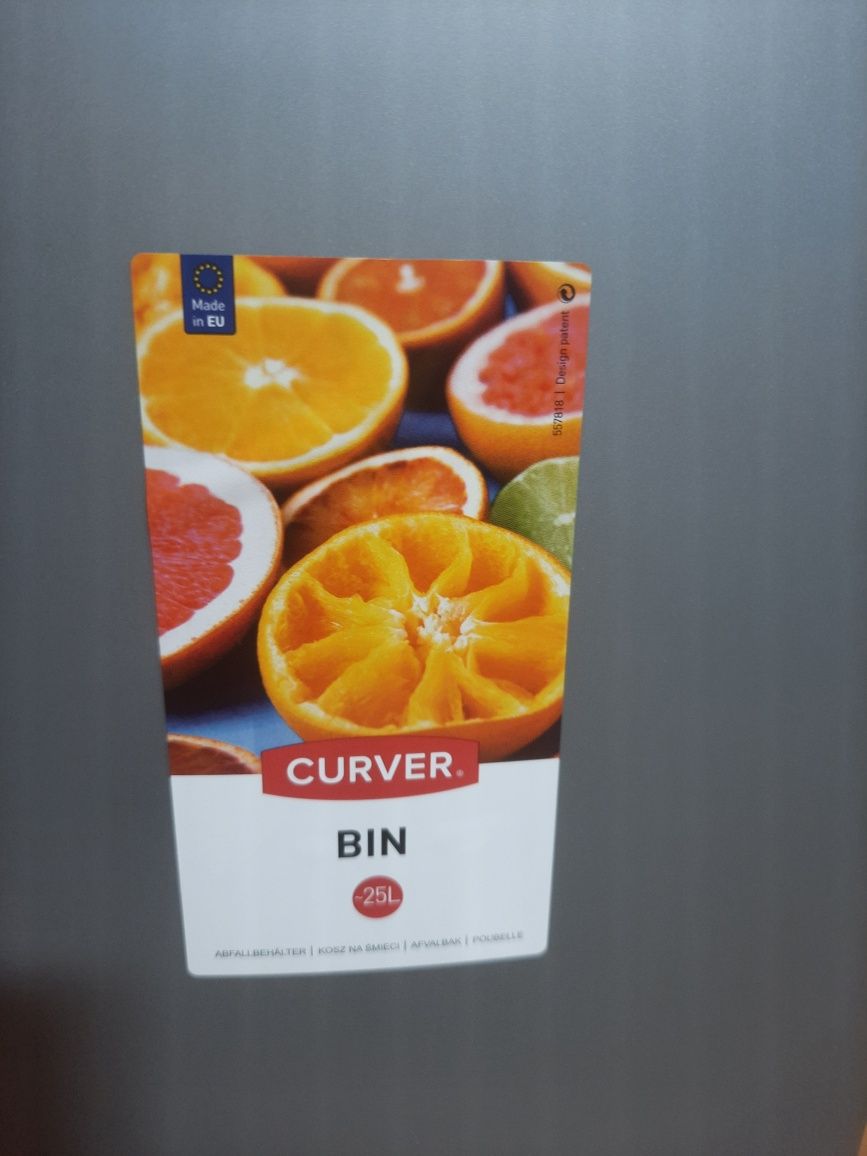 Kosz na śmieci Curver 25l szary