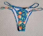 Nasty Gal Nowy dół majtki od bikini stroju kąpielowego owocowy print