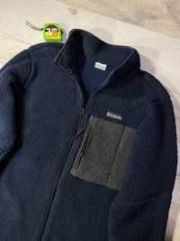 Куртка Columbia шерпа теді кофта флісова плюшева кофта роба