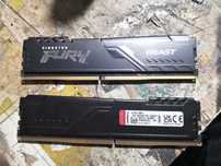 Kingston FURY 16GB (2x8GB) 3600MHz CL17  Beast Black