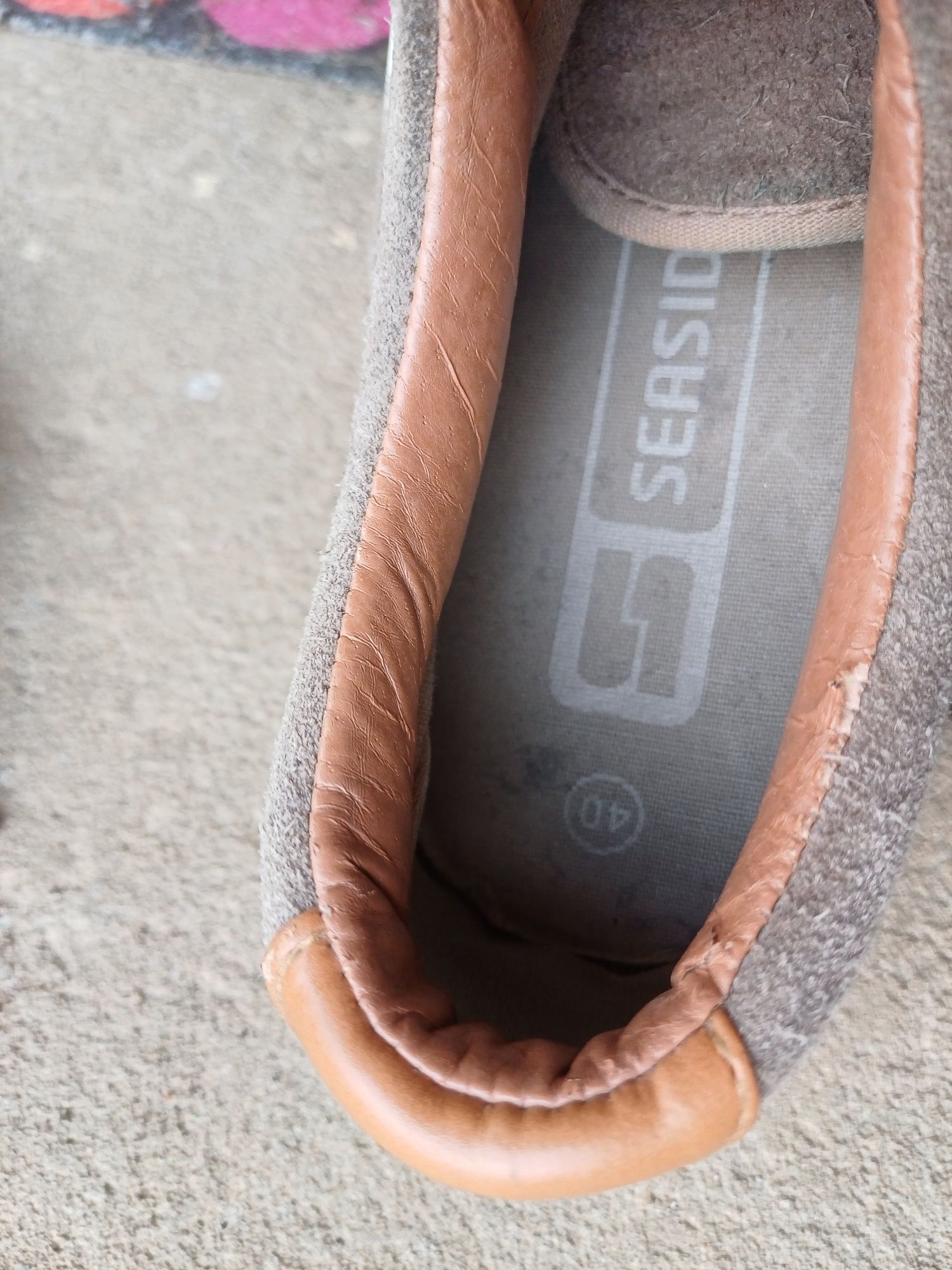 Sapato seaside castanho T.40
