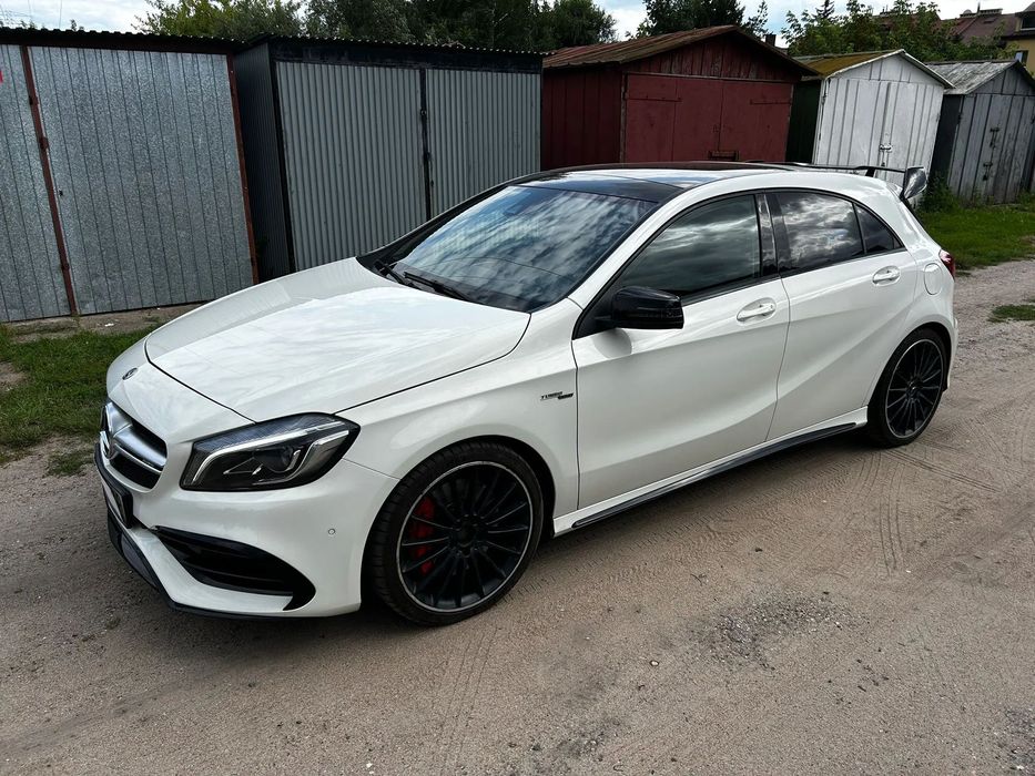 Mercedes-Benz Klasa A AMG 2.0 Benz 381KM 2017R Salon Polski Serwis ASO