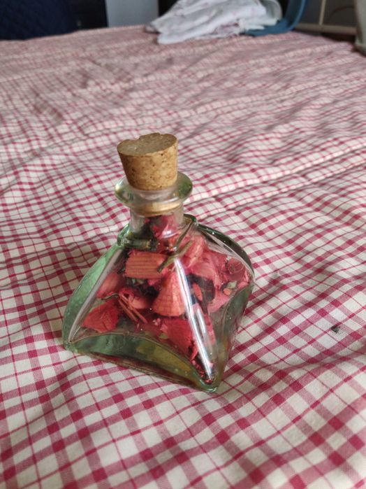 Frasco com flores