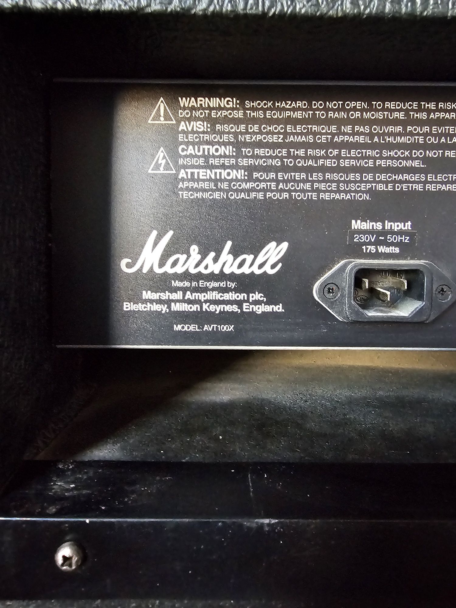 Marshall AVT 100X Combo gitarowe