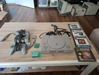 Konsola Sony PlayStation 1 z 3 oryginalnymi padami