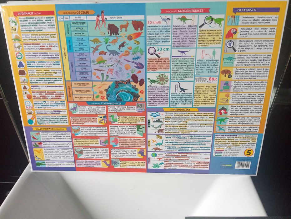 Podkładka na biuro*dinozaury*nowa