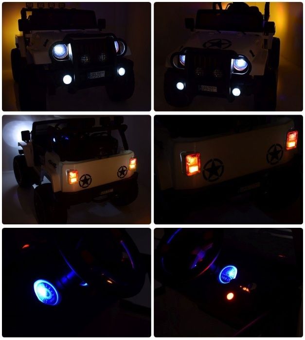 Dwuosobowe Auto Na Akumulator Jeep na akumulator Monster  4X4 1688